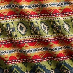 RRL By Ralph Lauren Pocket Crew Pattern T-Shirt Blue / Red Multi -Hikerdelic Sales Store 22179 3