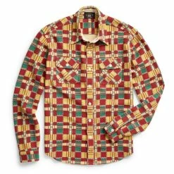 RRL By Ralph Lauren Matlock Work Shirt Red / Teal