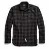 RRL By Ralph Lauren Plaid Brushed Workshirt Green / Blue -Hikerdelic Sales Store 22192 1