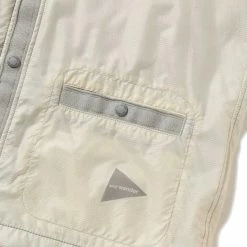 And Wander Covered Rip Cardigan Off White -Hikerdelic Sales Store 24672 6