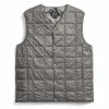 Taion V Neck Button Down Vest Grey -Hikerdelic Sales Store 24824 1