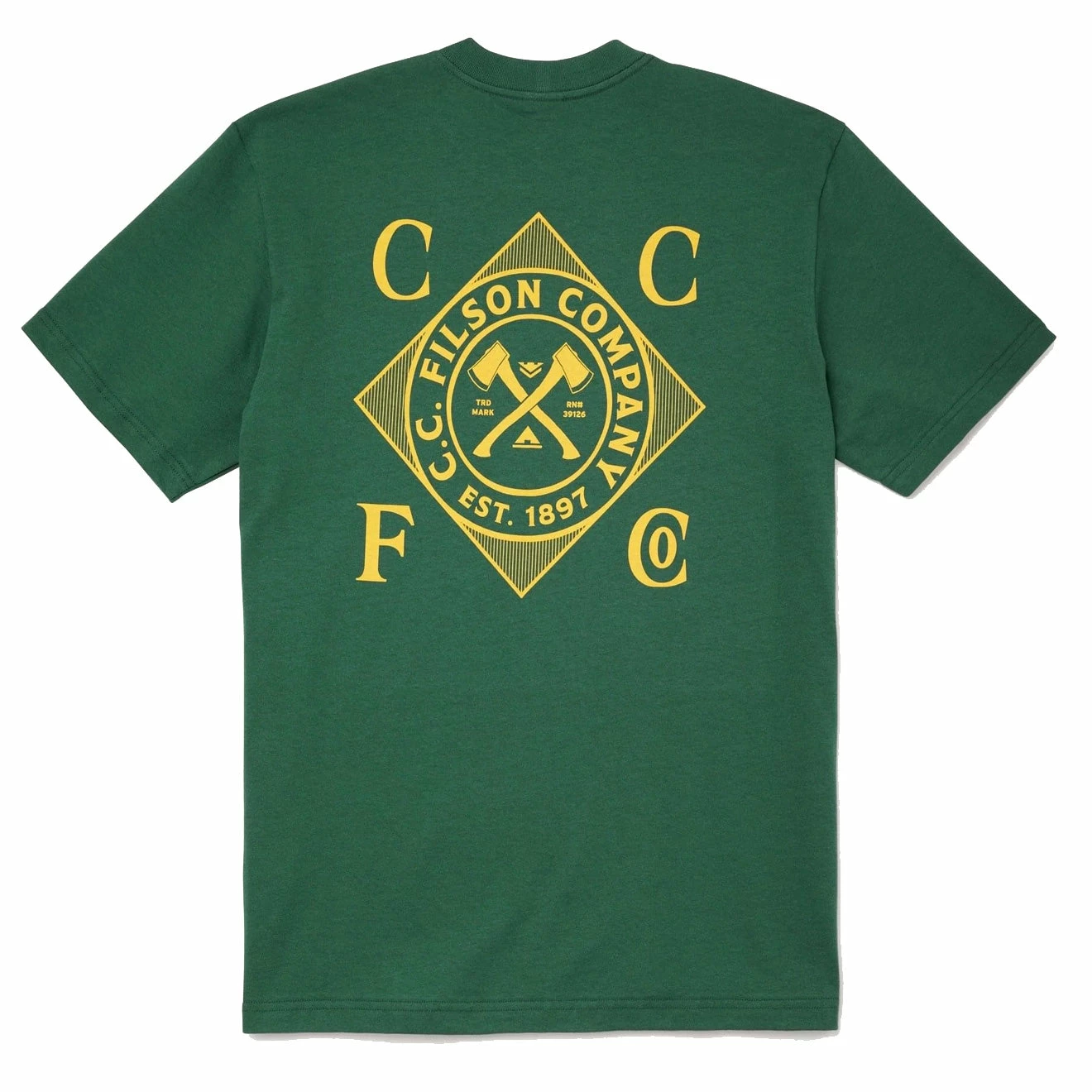 Filson S/S Pioneer Graphic T-Shirt Green Axe 4 Filson S/S Pioneer Graphic T-Shirt Green Axe - Image 2
