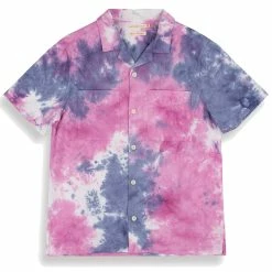 TSPTR Maui Shirt Tie Dye Pink / Navy