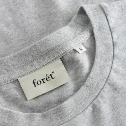 Foret Hill Long Sleeve T-Shirt Light Grey Melange -Hikerdelic Sales Store 27190 3