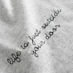 Foret Hill Long Sleeve T-Shirt Light Grey Melange -Hikerdelic Sales Store 27190 5