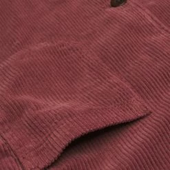 Portuguese Flannel Labura Corduroy Chore Jacket Bordeaux -Hikerdelic Sales Store 27289 4