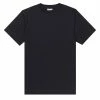 Sunspel Brushed Cotton Mock Neck T-Shirt Black 1 Sunspel Brushed Cotton Mock Neck T-Shirt Black -Hikerdelic Sales Store 27697 1