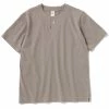 Jackman Henley Neck S/S Tee Smoke Gray -Hikerdelic Sales Store 27820