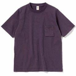 Jackman Dotsume Pocket Tee Grape