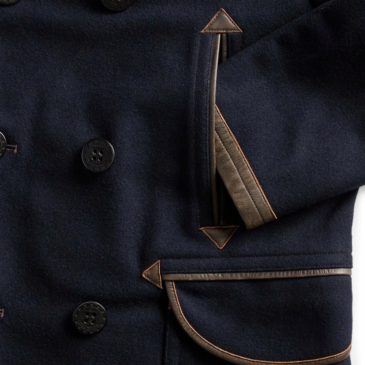 RRL By Ralph Lauren Oakford Peacoat Deep Navy 6 RRL By Ralph Lauren Oakford Peacoat Deep Navy - Image 4