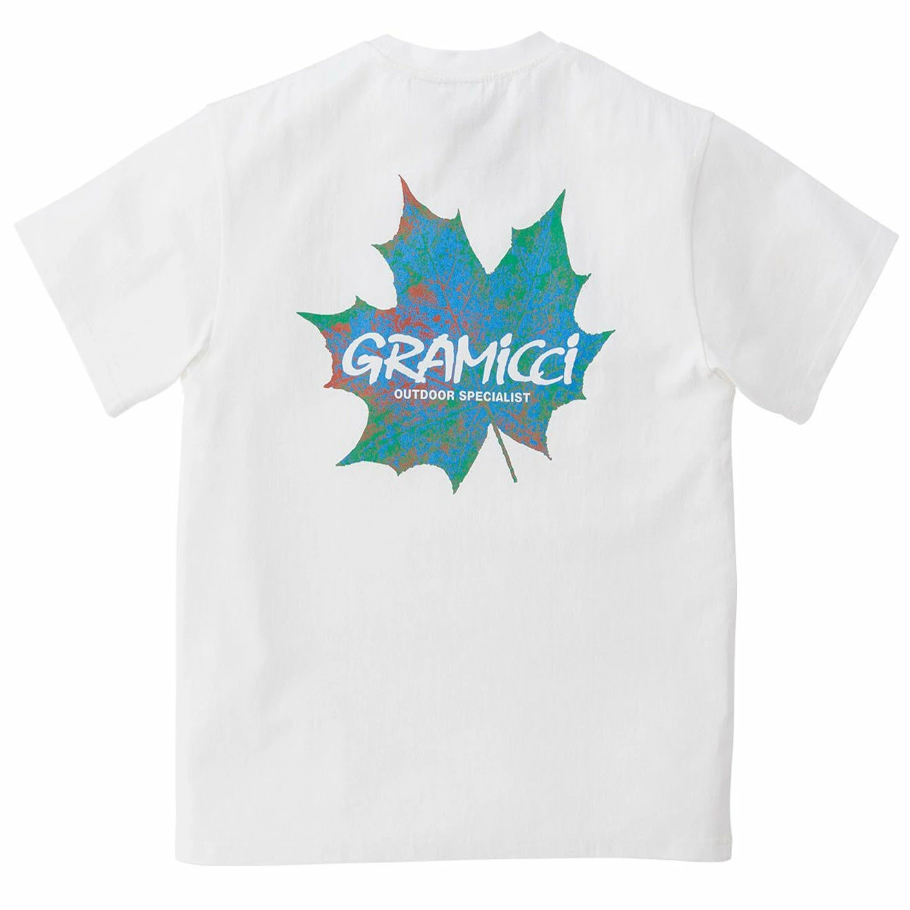 Gramicci Leaf Tee White 4 Gramicci Leaf Tee White - Image 2
