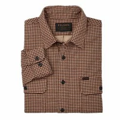 Filson Field Flannel Shirt Tan Dogsto -Hikerdelic Sales Store 28177 3