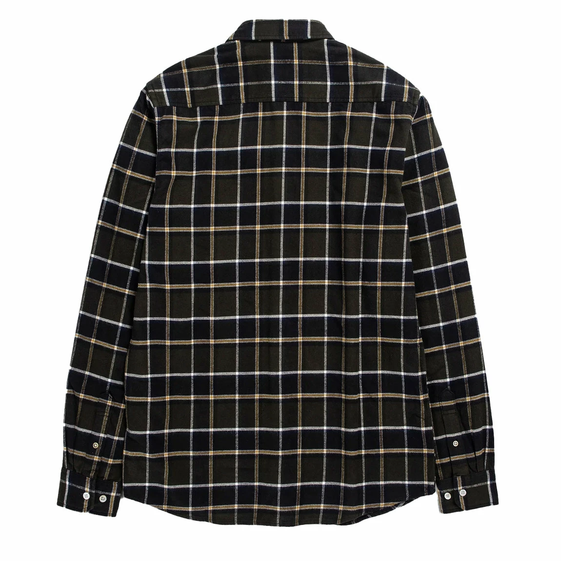 Norse Projects Anton Brushed Flannel Check Shirt Beech Green 4 Norse Projects Anton Brushed Flannel Check Shirt Beech Green - Image 2