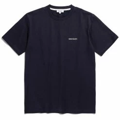 Norse Projects Johannes Standard Logo Tee Dark Navy