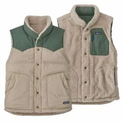 Patagonia Reversible Bivy Down Vest Oar Tan -Hikerdelic Sales Store 28463 3