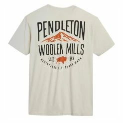 Pendleton Oversized Logo Graphic Tee Sand / Black -Hikerdelic Sales Store 28612 2
