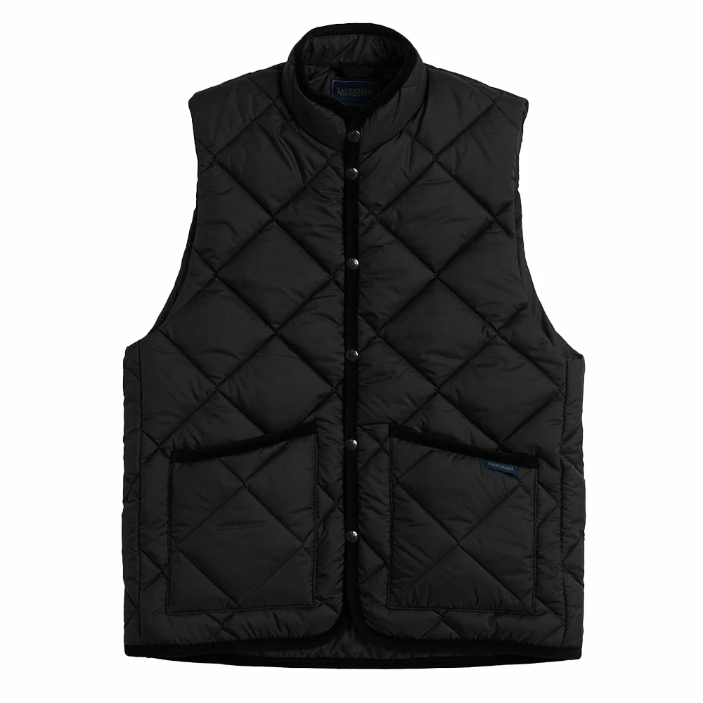 Lavenham Big Quilt Mickfield Gilet Lamp Black 3 Lavenham Big Quilt Mickfield Gilet Lamp Black
