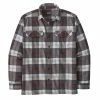 Patagonia Long Sleeve Organic Cotton Midweight Fjord Flannel Shirt Forage / Ink Black -Hikerdelic Sales Store 28751