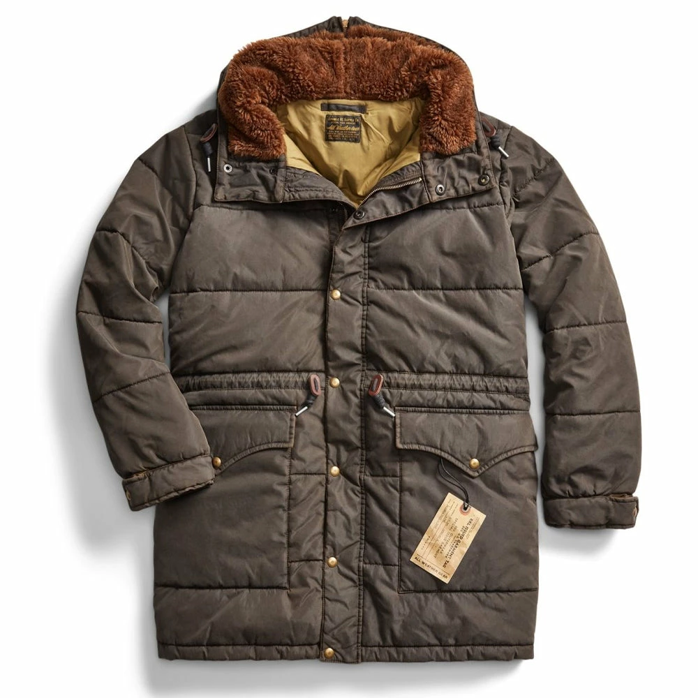 RRL By Ralph Lauren Coated Twill Parka Vintage Black 3 RRL By Ralph Lauren Coated Twill Parka Vintage Black