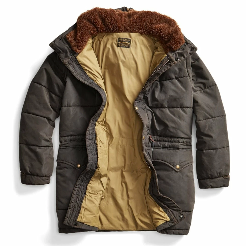 RRL By Ralph Lauren Coated Twill Parka Vintage Black 4 RRL By Ralph Lauren Coated Twill Parka Vintage Black - Image 2