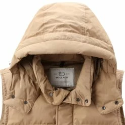 Woolrich Aleutian Detachable Hood Vest Gold Khaki -Hikerdelic Sales Store 29020 4