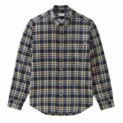 Woolrich Light Flannel Shirt Yellow Check