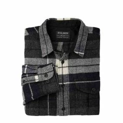 Filson Northwest Wool Shirt Navy Blue Heather 9 Filson Northwest Wool Shirt Navy Blue Heather -Hikerdelic Sales Store 29064 3