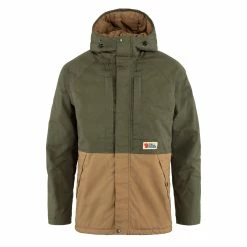 Fjallraven Vardag Lite Padded Jacket Laurel Green / Buckwheat Brown