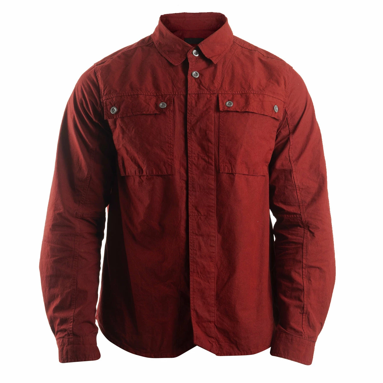Left Hand Twin Pocket Shirt Burgundy 3 Left Hand Twin Pocket Shirt Burgundy