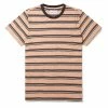 Albam Heritage Stripe T-Shirt Orange Stripe -Hikerdelic Sales Store AlbamHeritageStripeT ShirtOrangeStripe