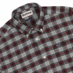 Barbour Alderton Tailored Shirt Grey Marl -Hikerdelic Sales Store Barbour Alderton Tailored Shirt Grey Marl 22532 03