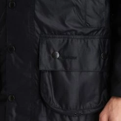 Barbour Beaufort Wax Jacket Black -Hikerdelic Sales Store BarbourBeufortWaxJacket Black5