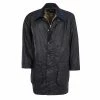 Barbour Border Wax Jacket Navy -Hikerdelic Sales Store BarbourBorderWaxJacketNavy 1