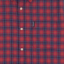 Barbour Highland Check 35 Tailored L/S Shirt Red -Hikerdelic Sales Store BarbourHighlandCheck35TailoredLSShirt Red3