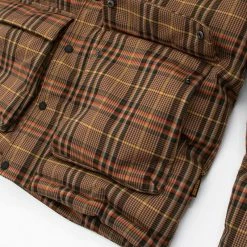 Hikerdelic Calland Plaid Puffer Jacket Brown Plaid -Hikerdelic Sales Store Callandplaidpufferjacket brownplaid6