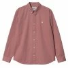Carhartt WIP L/S Madison Shirt Dahlia / White -Hikerdelic Sales Store Carhartt WIP LS Madison Shirt Dahlia White 1