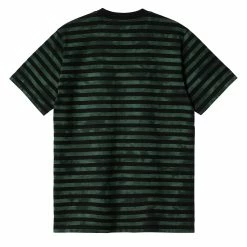 Carhartt WIP S/S Scotty Chromo Pocket Tee Scotty Stripe / Treehouse Chromo -Hikerdelic Sales Store CarharttWIP SSScottyChromoPocketTee ScottyStripeTreehouseChromo 29362 2