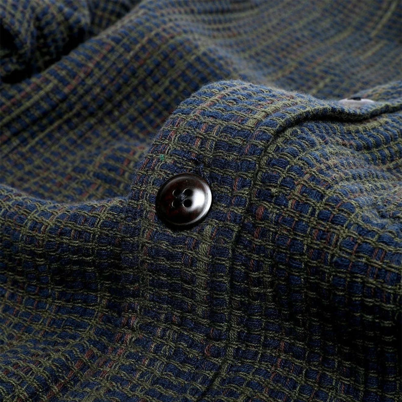 Corridor Rainbow Weave Overshirt Forest 4 Corridor Rainbow Weave Overshirt Forest - Image 2