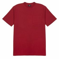 Filson S/S Outfitter Solid One Pocket T-Shirt Dark Red