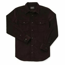 Filson 12-Wale Corduroy Shirt Dark Navy