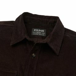 Filson 12-Wale Corduroy Shirt Dark Navy -Hikerdelic Sales Store Filson 12 Wale Corduroy Shirt Bison Brown 21561 4