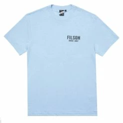 Filson Buckshot T-Shirt Blue Buzz Saw