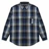 Filson Rustic Oxford Shirt Indigo / Black / Charcoal -Hikerdelic Sales Store Filson Rustic Oxford Shirt Indigo Black Charcoal 23837 01