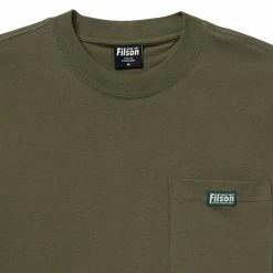 Filson S/S Ranger Solid One Pocket T-Shirt Service Green -Hikerdelic Sales Store Filson S S Ranger Solid One Pocket T Shirt Service Green Filson 1658677746