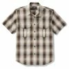 Filson SS Feather Cloth Shirt Beige / Brown / Black