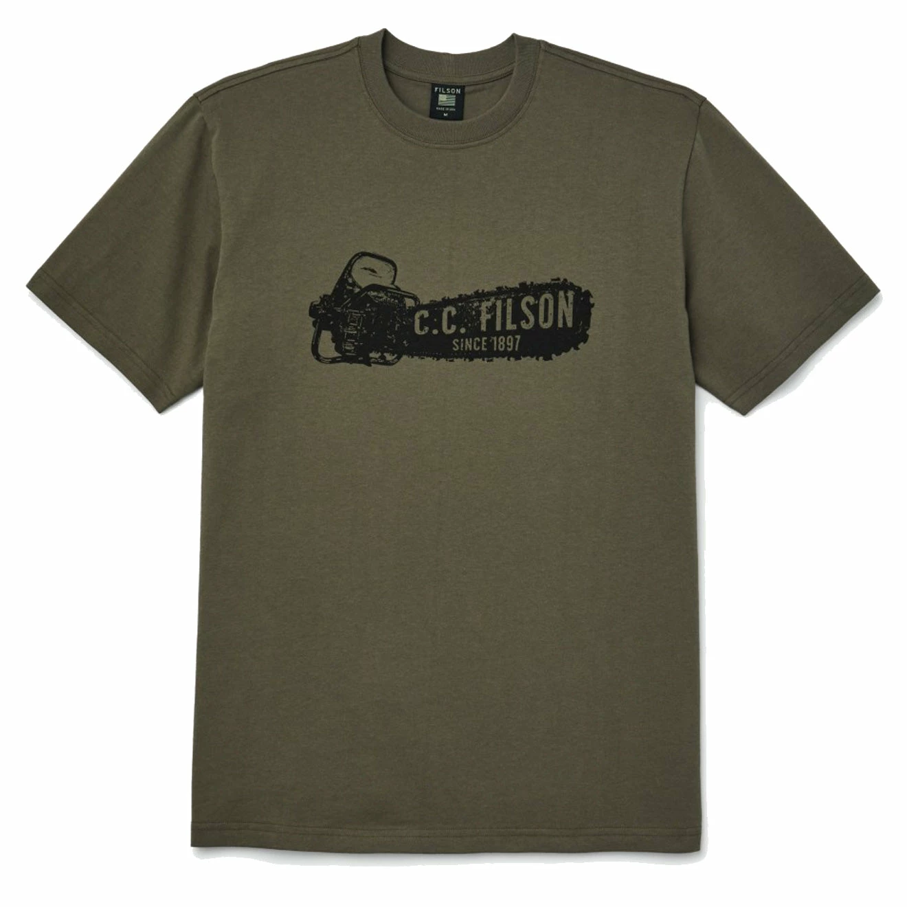 Filson S/S Pioneer Graphic T-Shirt StnBrnSaw 3 Filson S/S Pioneer Graphic T-Shirt StnBrnSaw
