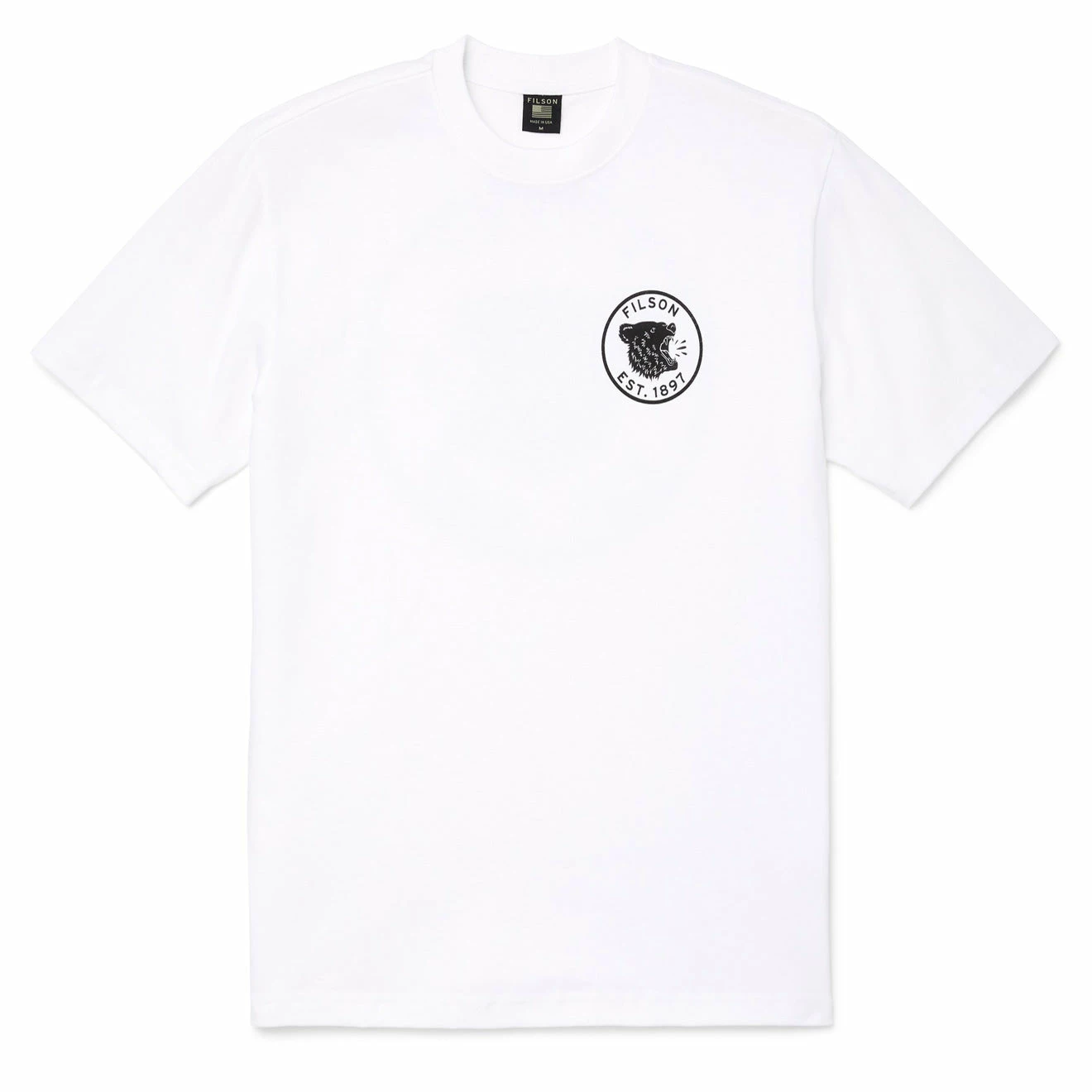 Filson SS Pioneer Graphic T-Shirt White Growl 3 Filson SS Pioneer Graphic T-Shirt White Growl