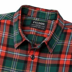 Filson Scout Shirt Green / Red / Black -Hikerdelic Sales Store Filson Scout Shirt Green Red Black 4