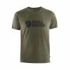 Fjallraven Logo T-Shirt Dark Olive