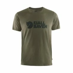 Fjallraven Logo T-Shirt Dark Olive